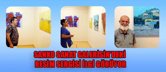 Sanko Sanat Galerisin’deki resim sergisi ilgi görüyor