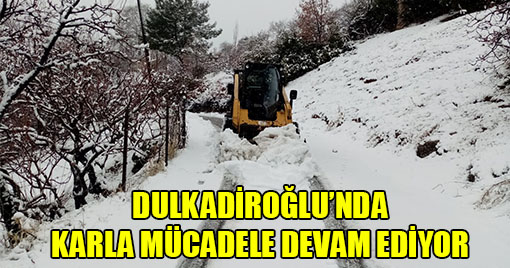 Dulkadiroğlu Belediyesi Karla Mücadele Çalışmalarına Hız Verdi