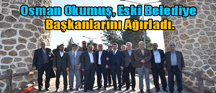 Osman Okumuş, Eski Belediye Başkanlarını Ağırladı.