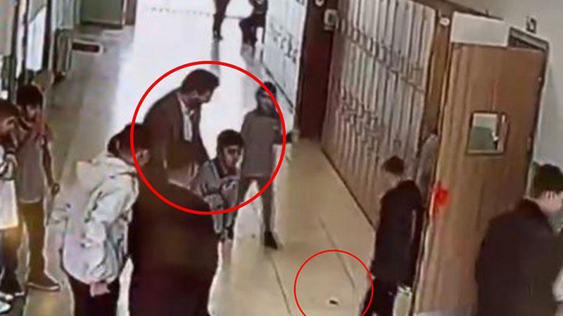 Nefes borusuna cisim kaçan öğrencisini ‘Heimlich’ manevrasıyla kurtardı; o anlar kamerada