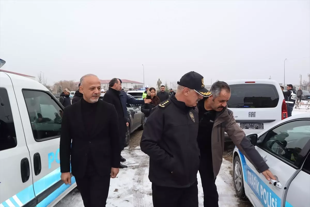 Afşin’de Yeni Polis Araçları Hizmete Girdi