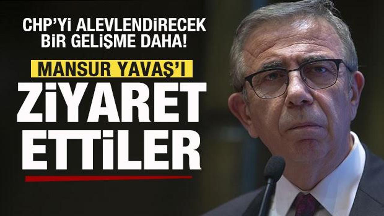 CHP’yi alevlendirecek gelişme! Mansur Yavaş’ı ziyaret ettiler