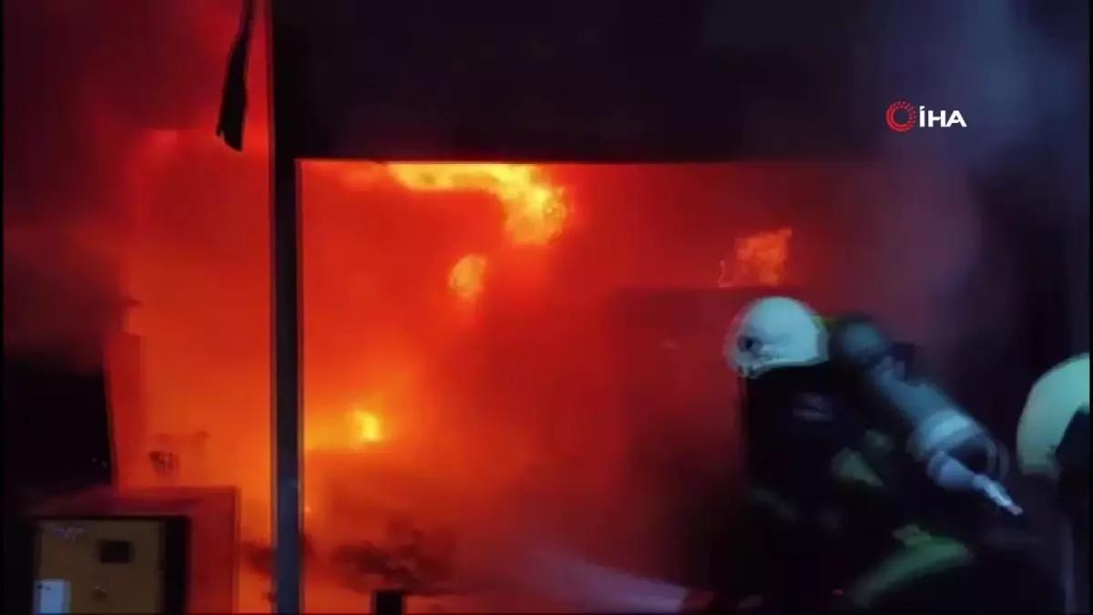 Kahramanmaraş’ta Tekstil Atölyesinde Yangın