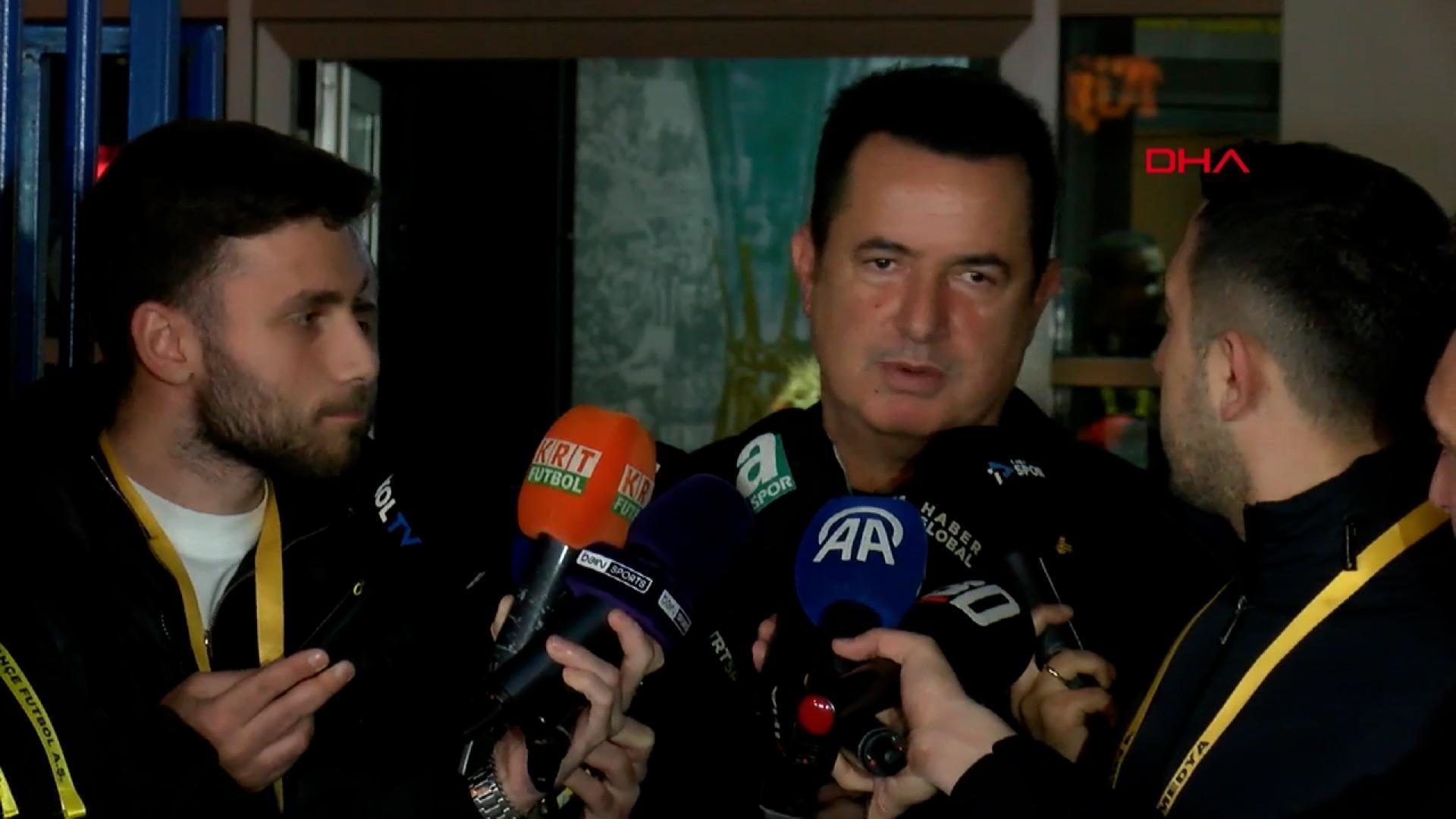 Acun Ilıcalı: Önemli maçlarda orta hakemin de yabancı olmasından yanayız