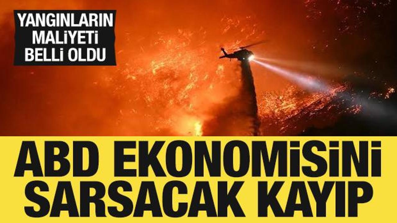 ABD’deki yangınların maliyeti belli oldu