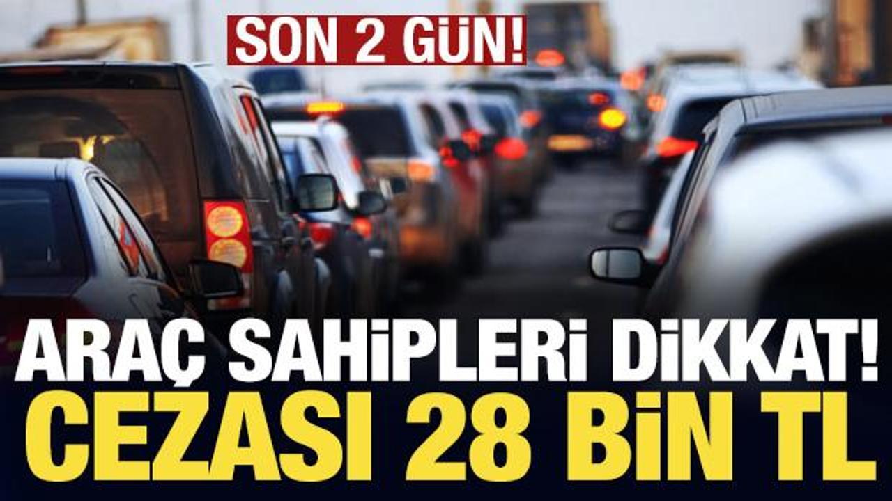 Ulusal Taşıt Tanıma Sistemi’ne kayıt süresi sona eriyor
