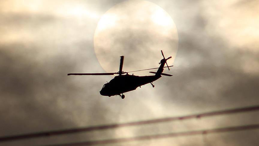 Helikopter yere çakıldı: 2 ölü
