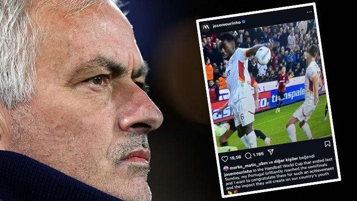 Jose Mourinho’dan kinayeli Galatasaray tepkisi! ‘Hentbol Dünya Kupası…’