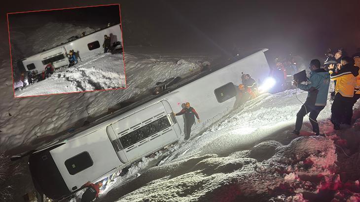 Son dakika! Bingöl’de otobüs devrildi: Çok sayıda ölü ve yaralı var