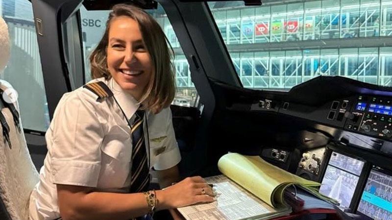 Dünya’nın en büyük yolcu uçağının kaptan koltuğunda ilk Türk kadın pilot