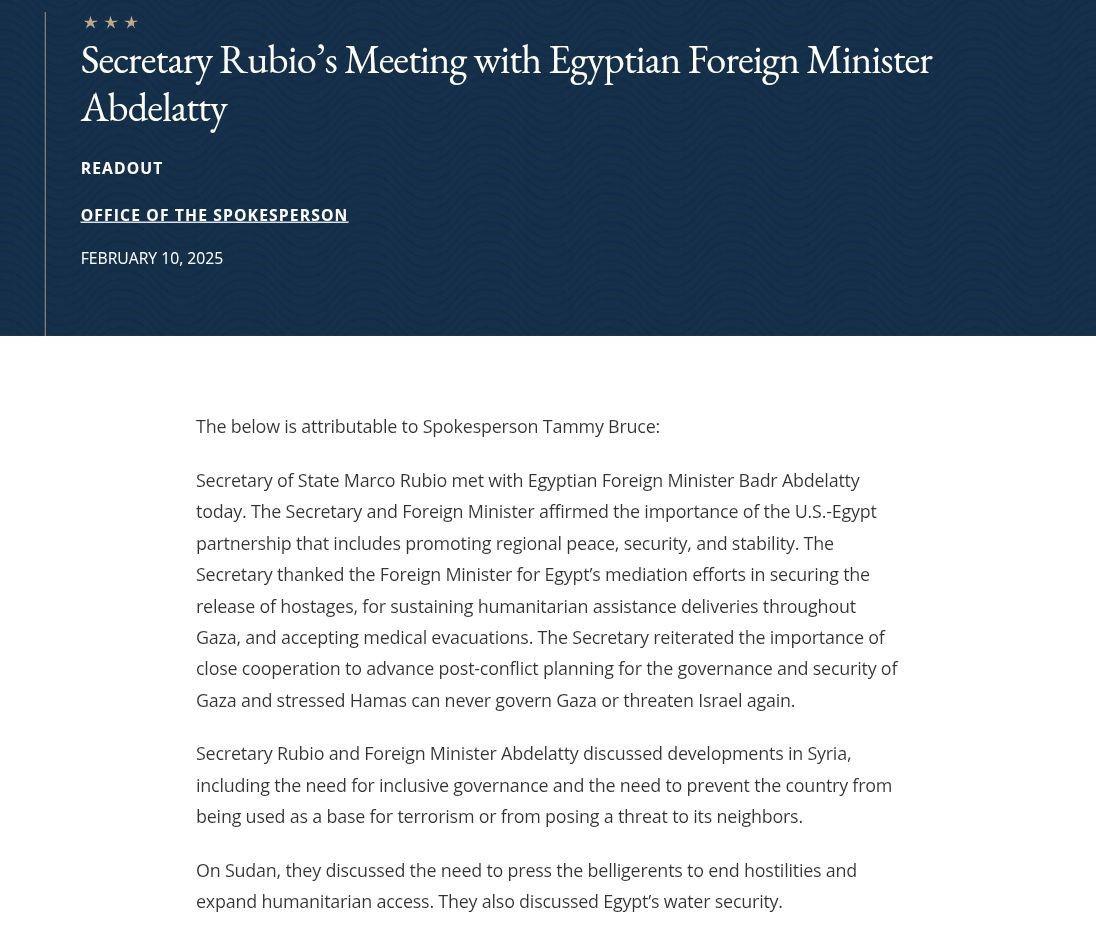 Washington’da önemli temas! Rubio, Abdulati ile görüştü!