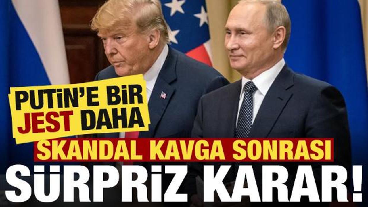 ABD’den Putin’e bir jest daha! Skandal kavga sonrası sürpriz karar…
