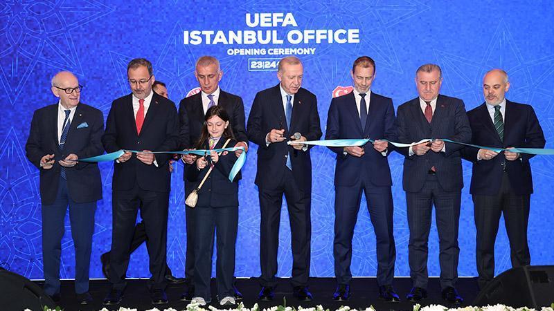 UEFA’nın İstanbul’daki temsilciliğinin açılışı yapıldı