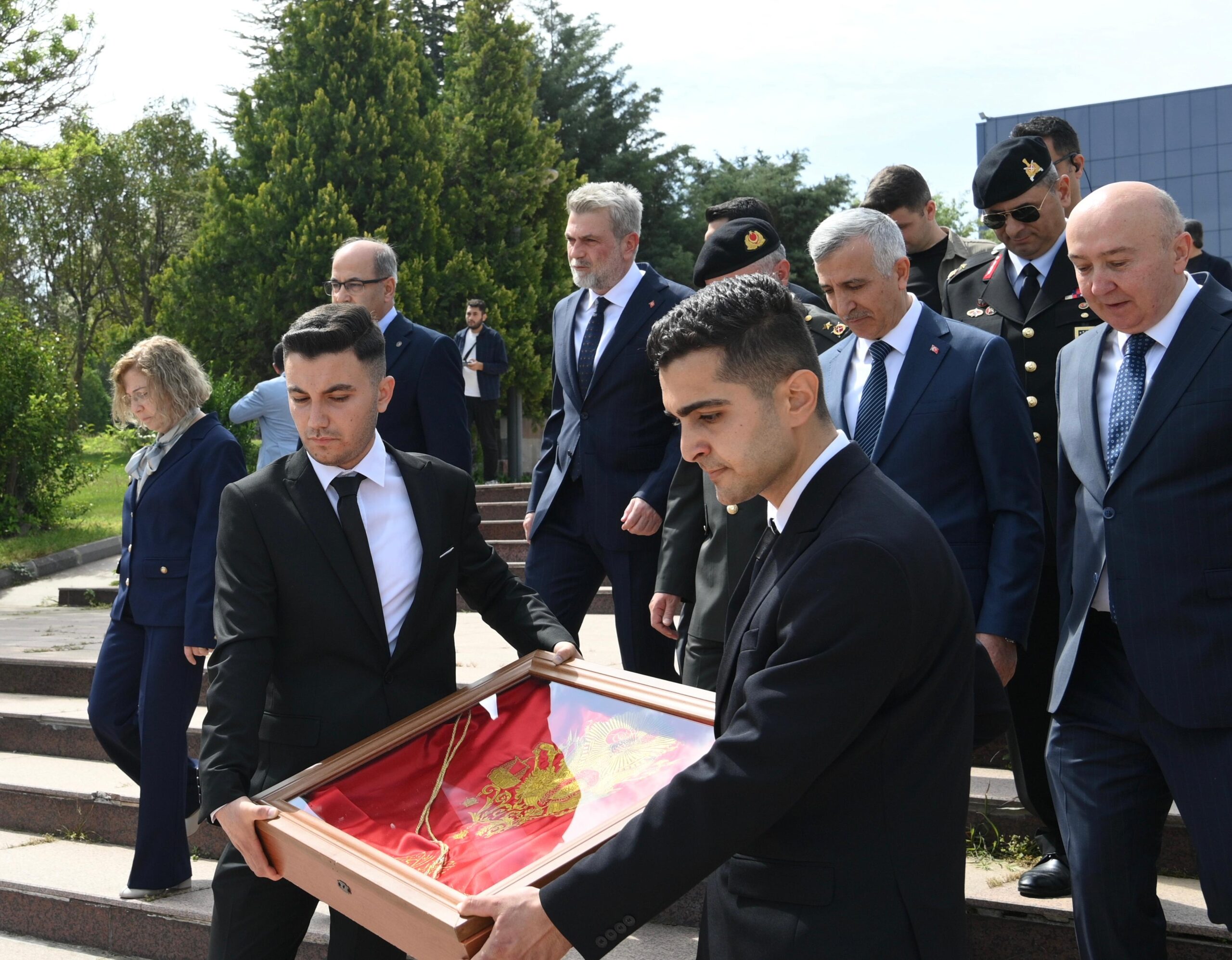 57.Piyade Alayı’nın Temsili Sancağı Törenle Çanakkale’ye Uğurlandı