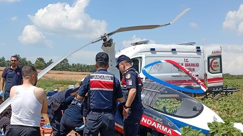 Adana’da cayrokopter kazasında yaralanan teknisyen taburcu edildi