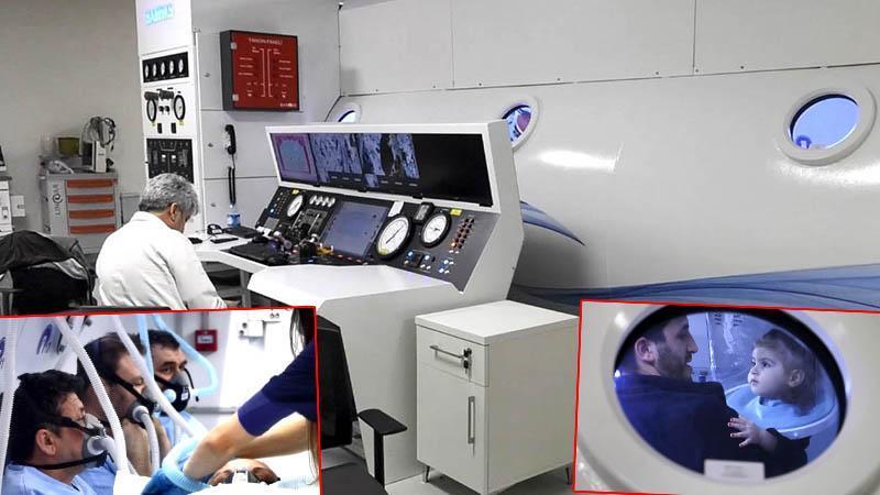 Hasarlı dokular için 23 ilde ‘saf oksijen’ tedavisi