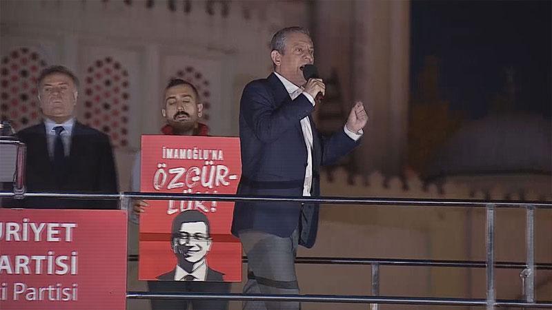 Özgür Özel, Esenler’de konuştu