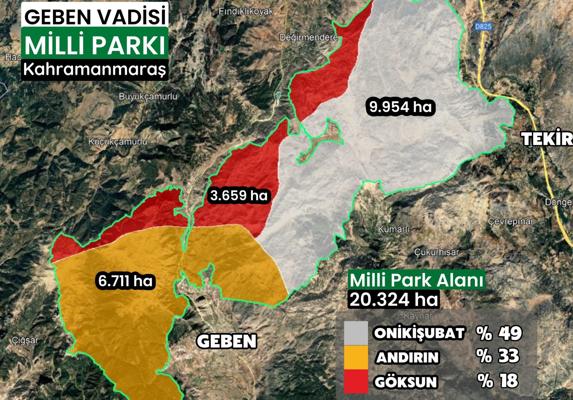 Geben Vadisi Artık Milli Park! Kahramanmaraş’ın Doğal Mirası Koruma Altında