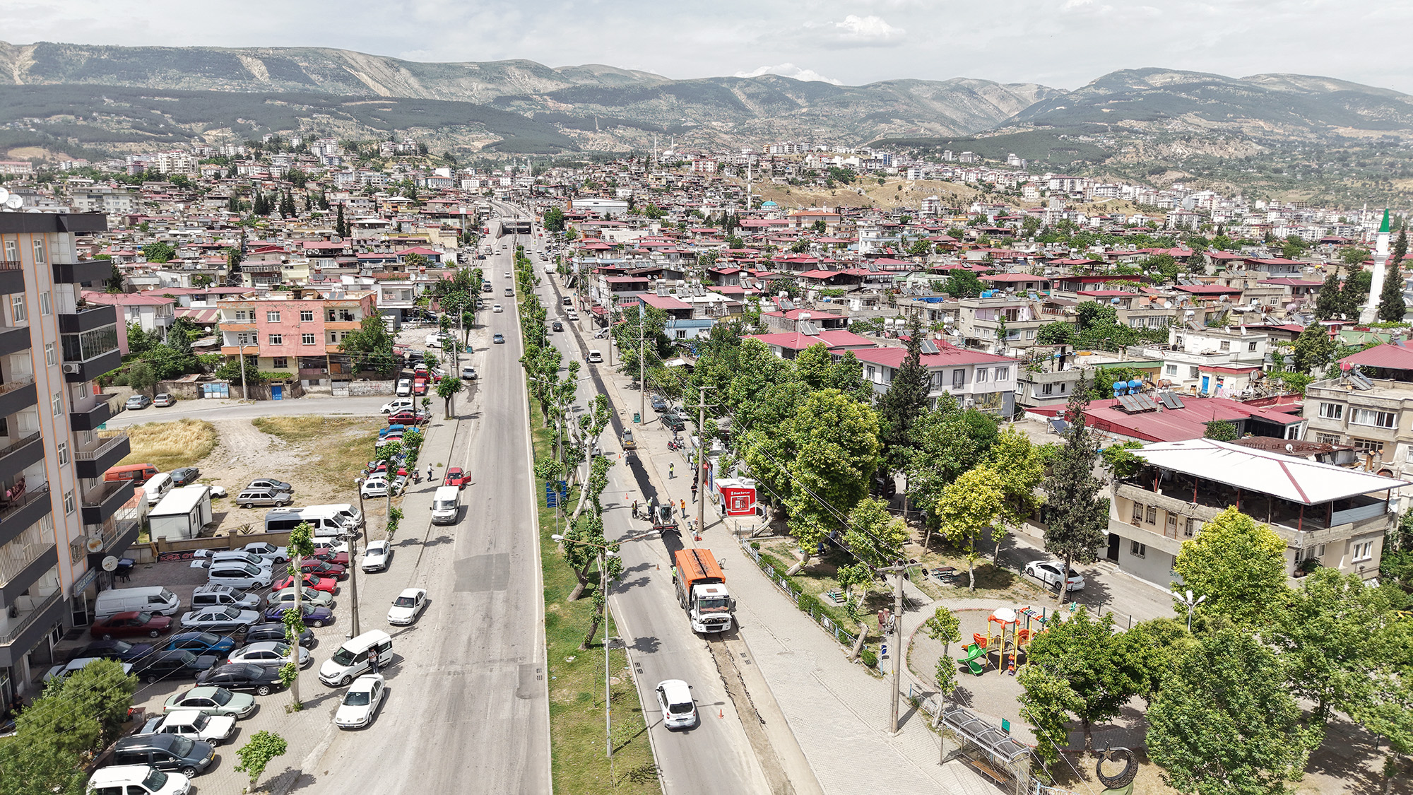 Dulkadiroğlu’nda Altyapısı Tamamlanan Yollar Asfaltlanıyor