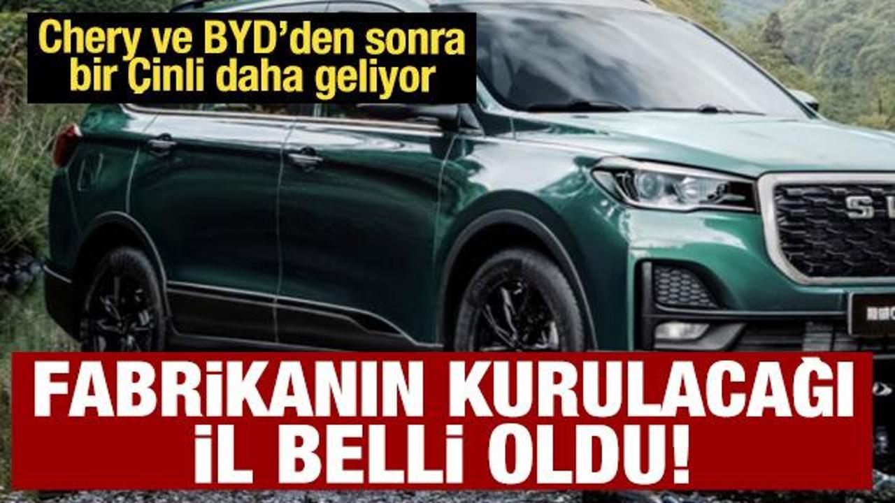Chery ve BYD’den sonra bir Çinli daha Türkiye’de fabrika kuruyor: Eskişehir’e kurulacak
