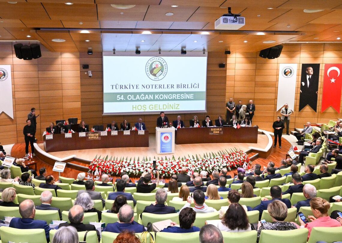 Başkan Görgel’den Türkiye Noterler Birliği Başkanı Alıcı’ya Tebrik