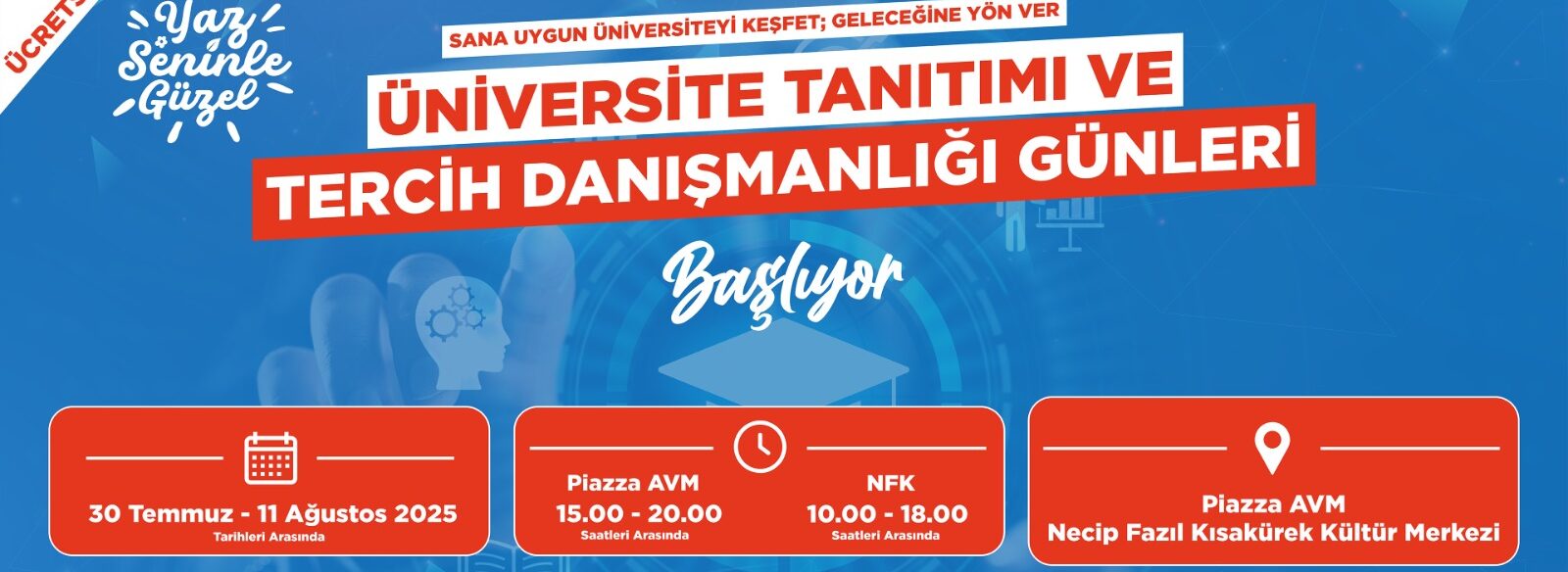 Büyükşehir’den Üniversite Adaylarına Rehberlik Desteği