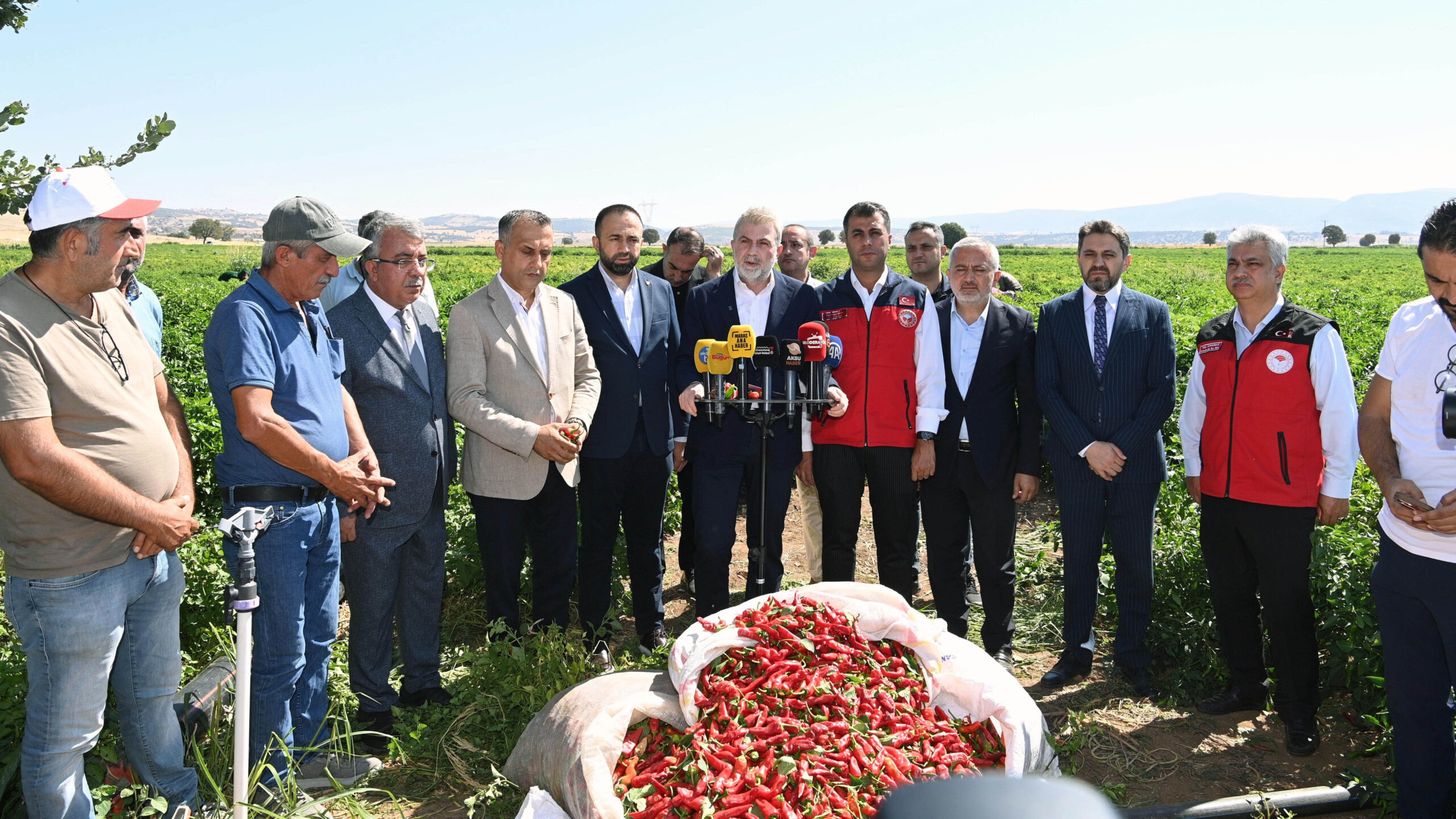 Başkan Görgel; “Coğrafi İşaretli Maraş Biberimizin Hasadı Bereketli Olsun”