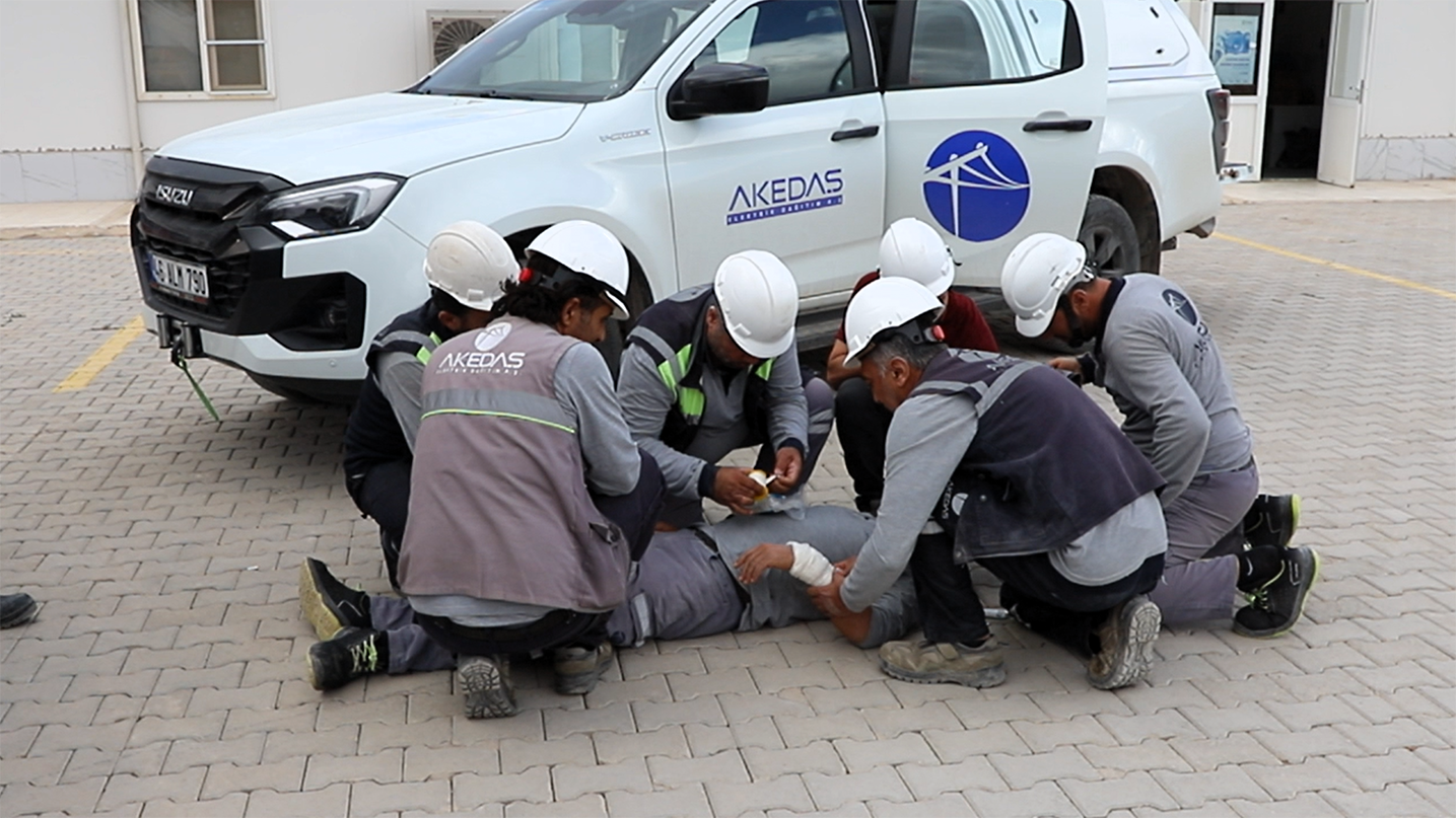 AKEDAŞ Elektrik Dağıtım A.Ş.’den Yangın Tatbikatı