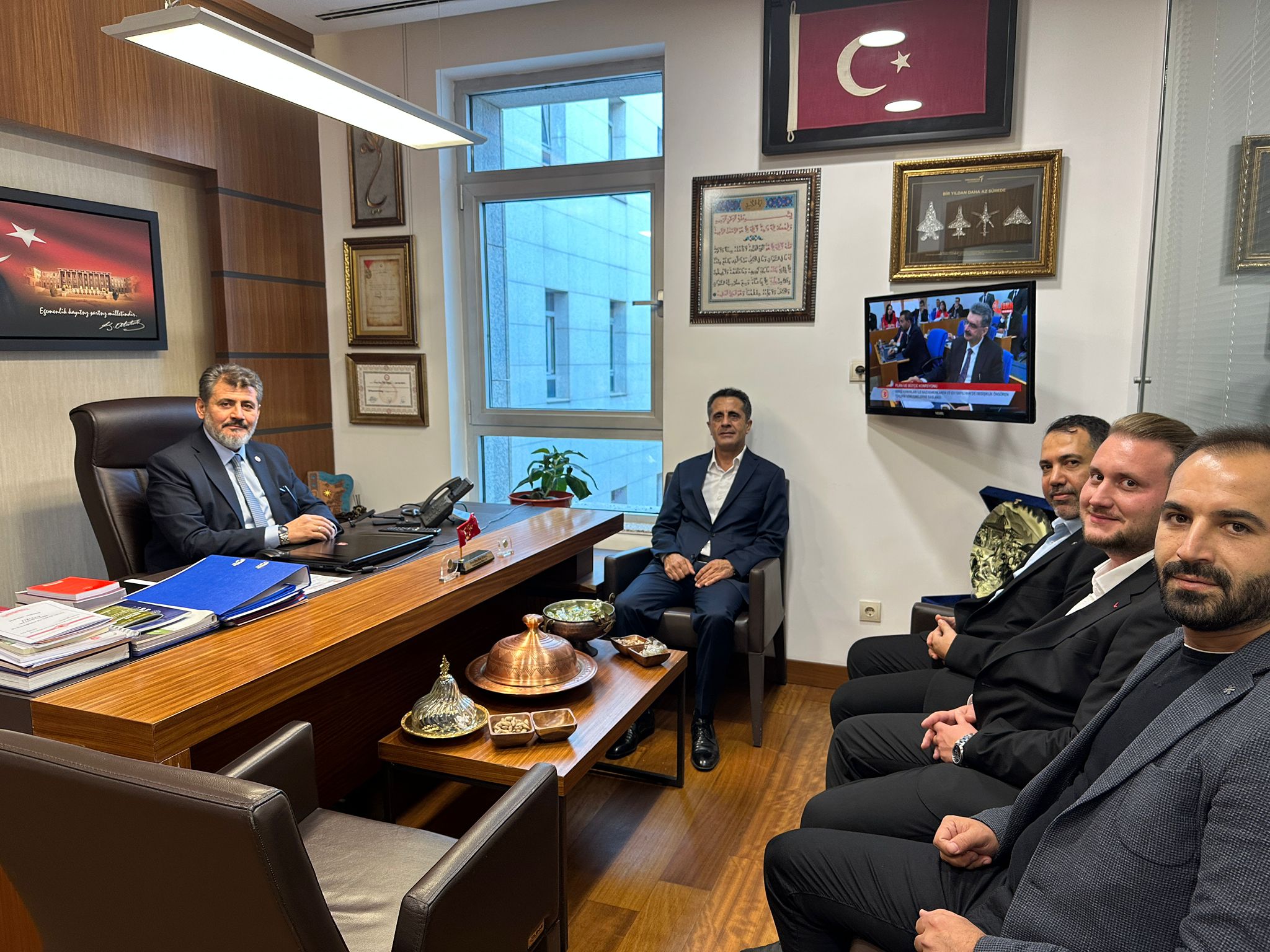 AKEDAŞ Elektrik Dağıtım A.Ş. Genel Müdürü ve Beraberindeki Heyet TBMM’de Ziyaretlerde Bulundu