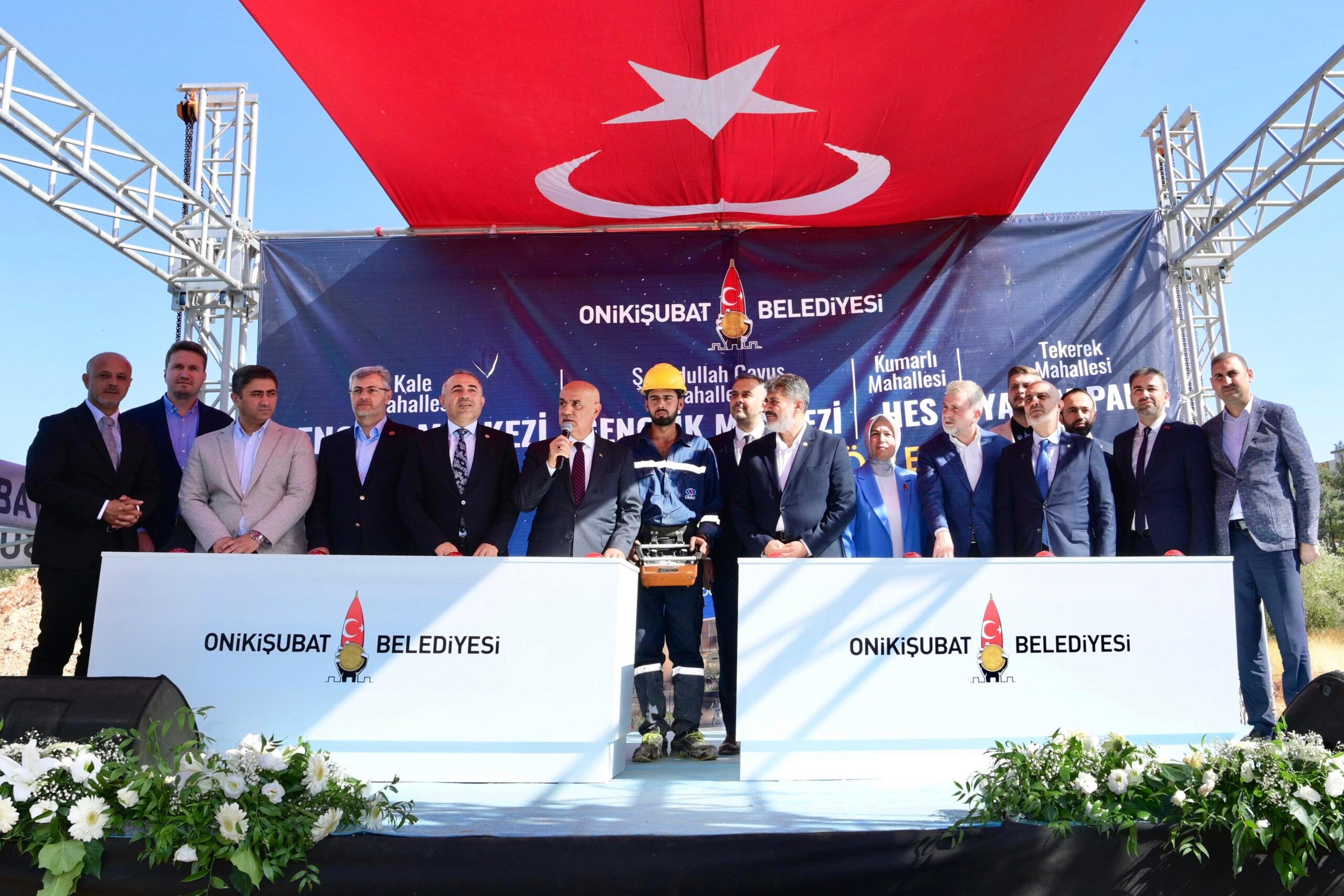 Onikişubat’ta tarihi gün: Bir günde 4 dev yatırımın temeli atıldı