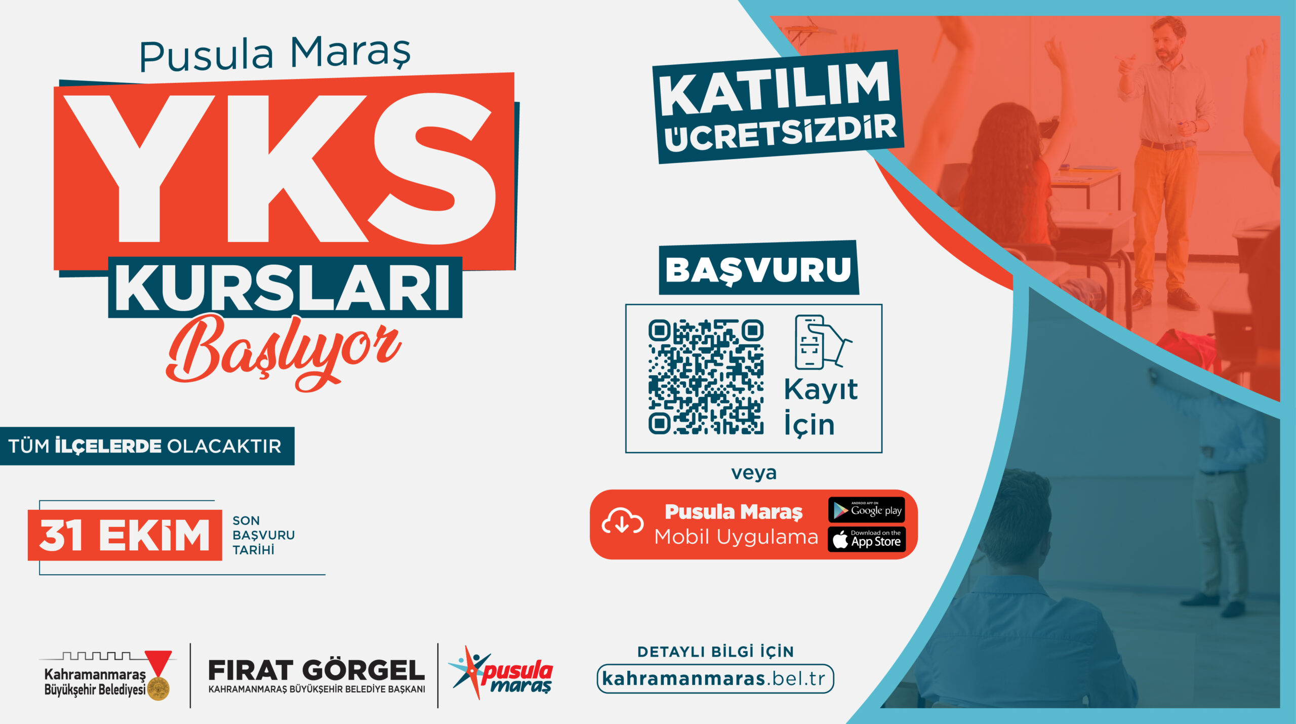 Büyükşehir’den Üniversite Adaylarına Bir Destek Daha; 11 İlçede Ücretsiz YKS Kursu