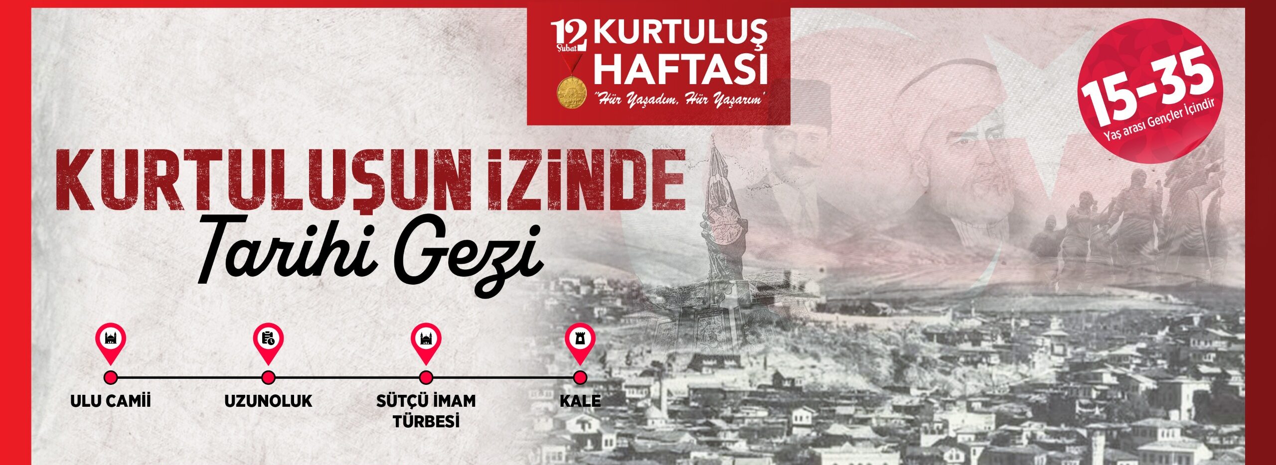 Gençler, 12 Şubat Ruhunu Yerinde Yaşayacak