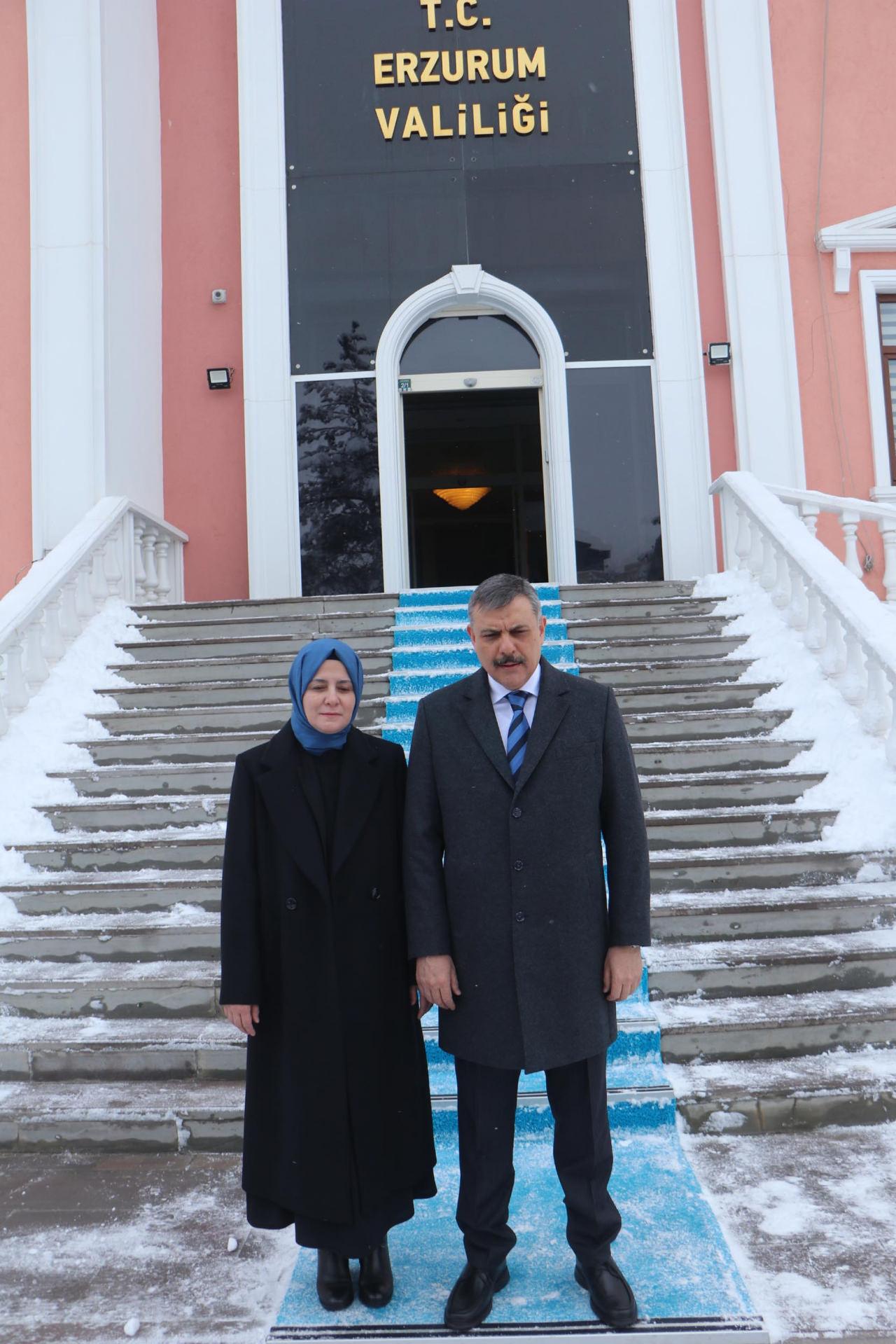 İçişleri Bakanlığına atanan Mustafa Çiftçi, Erzurum'a veda etti