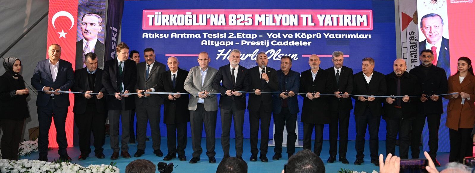 Büyükşehir’in Türkoğlu’ndaki 825 Milyonluk Dev Yatırımlarının Açılışı Gerçekleştirildi