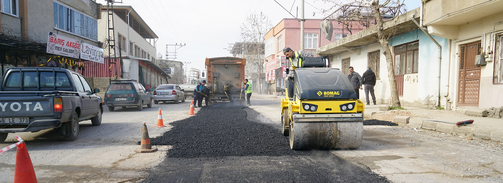 Dulkadiroğlu’nda Bir Caddenin Daha Ulaşım Konforu İyileştiriliyor