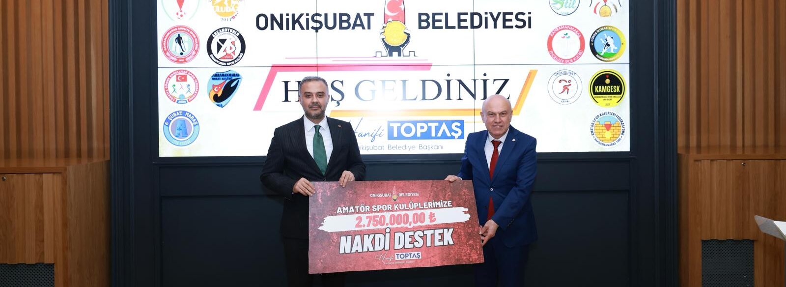 Başkan Toptaş’tan amatör spora dev destek!