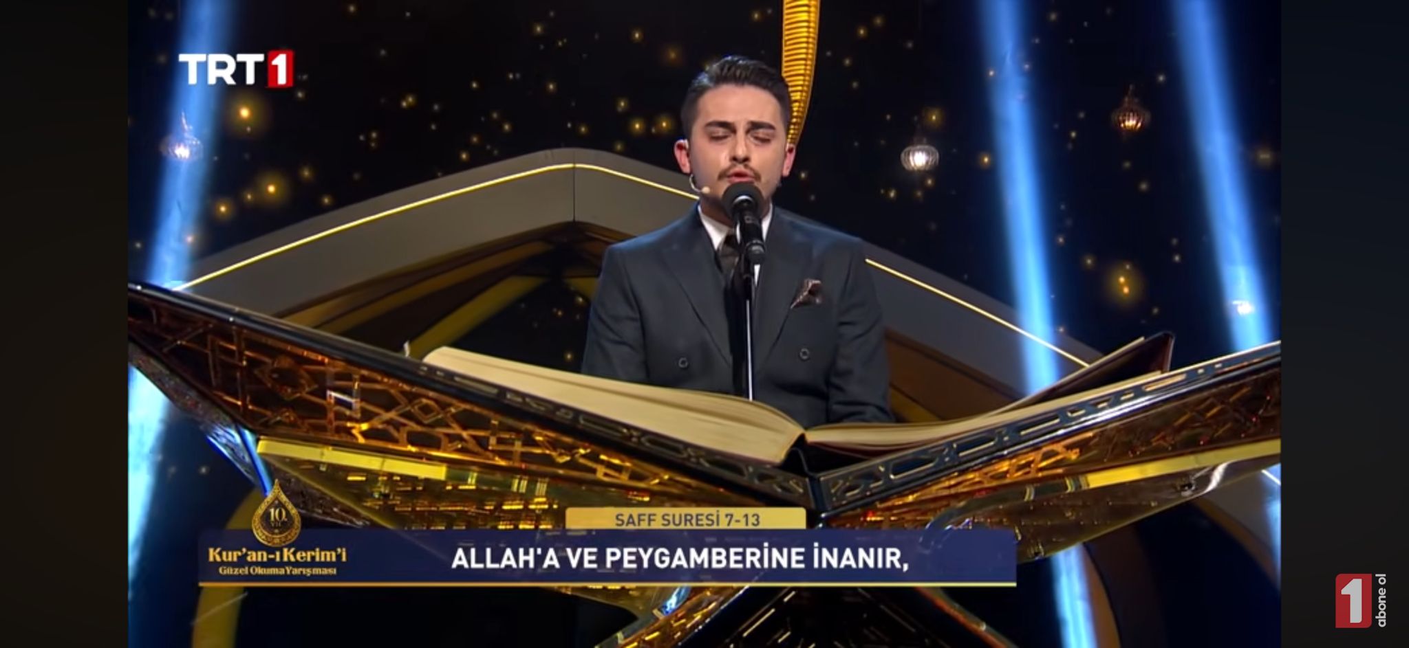 Kahramanmaraş’a Gurur:Kur’an-ı Kerim’i Güzel Okuma Yarışmasında,Bekir Büyükkurt Türkiye Birincisi Oldu