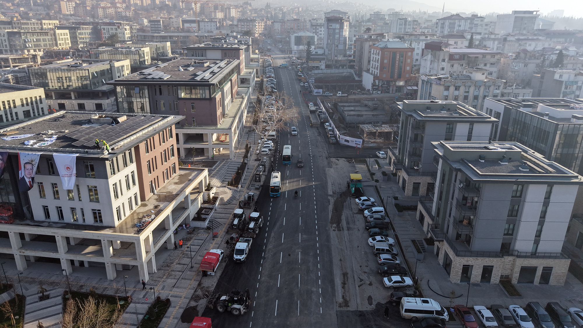 Şehrin Yolları Bir Bir Yenileniyor