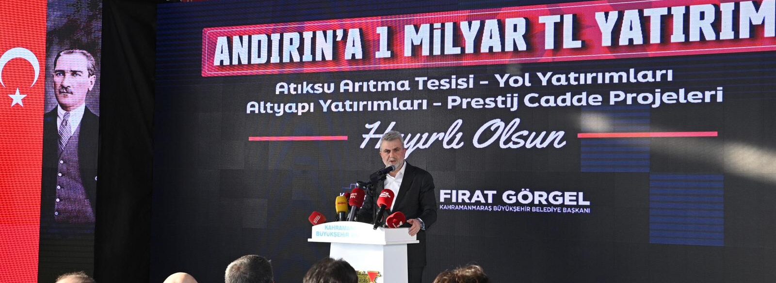Başkan Görgel: “Andırın’ımıza 1 Milyar TL’yi Aşan Yatırım Yaptık”