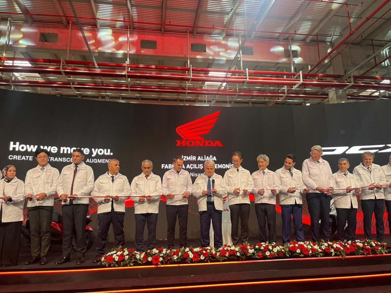 Honda Türkiye, İzmir Aliağa'da motosiklet üretimine başladı