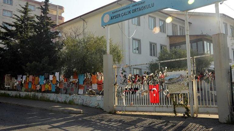 9 kişinin hayatını kaybettiği Ayser Çalık Ortaokulu'nda sessiz 23 Nisan