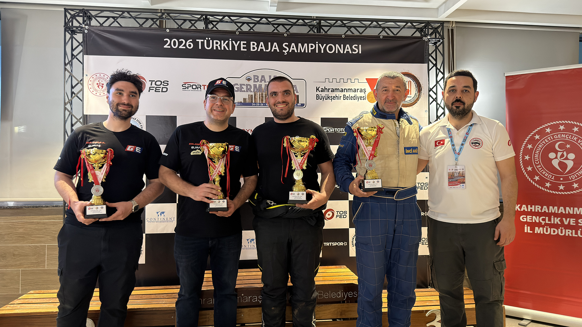 Baja Şampiyonası’nın İlk Ayağı Tamamlandı; Sporcular Kupalarına Kavuştu