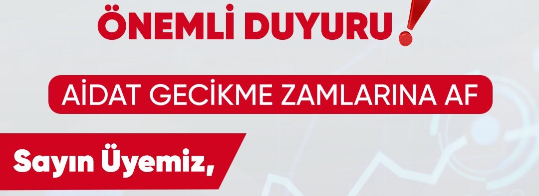 KMTSO’dan Aidat Gecikme Zamlarına Af