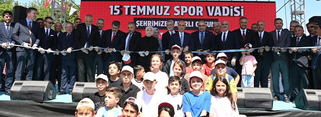 Şehrin İlk Spor Vadisi Görkemli Törenle Açıldı