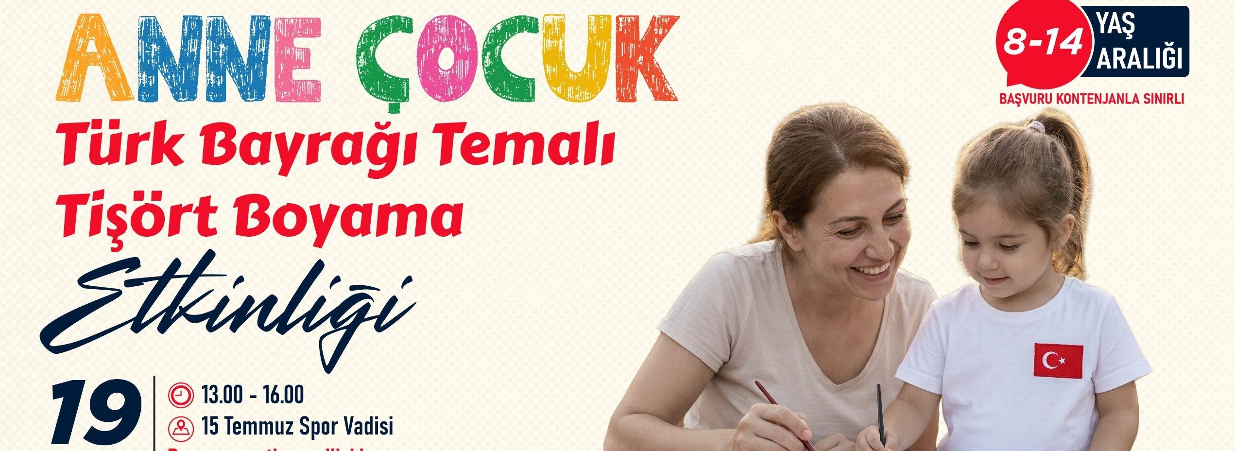 Büyükşehir’den 19 Mayıs’a Özel Anne – Çocuk Etkinliği; Başvurular Başladı