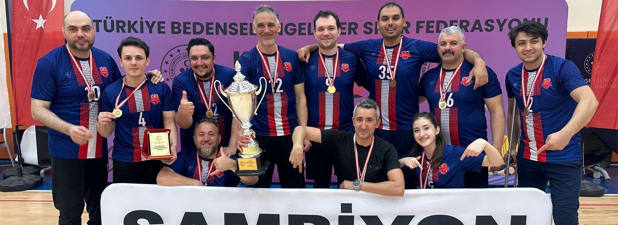 Büyükşehir’in Oturarak Voleybol Takımı Süper Lig’de Namağlup Şampiyon