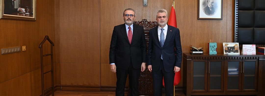 Başkan Görgel, AK Parti MKYK Üyesi Mahir Ünal’ı Makamında Ağırladı