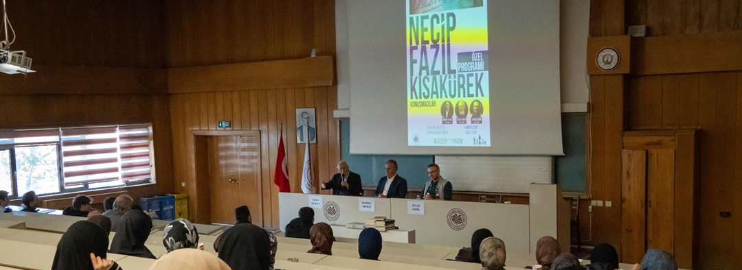 NECİP FAZIL İSTANBUL TIP FAKÜLTESİ’NDE ANILDI