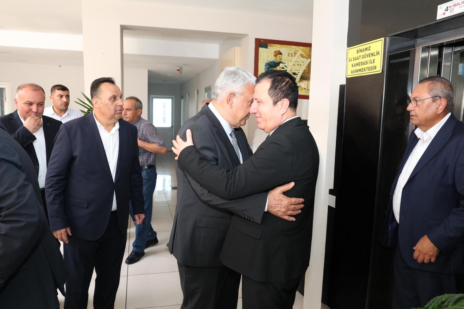 KMTSO’dan KMESOB Başkanı Ahmet Kuybu’ya Hayırlı Olsun Ziyareti