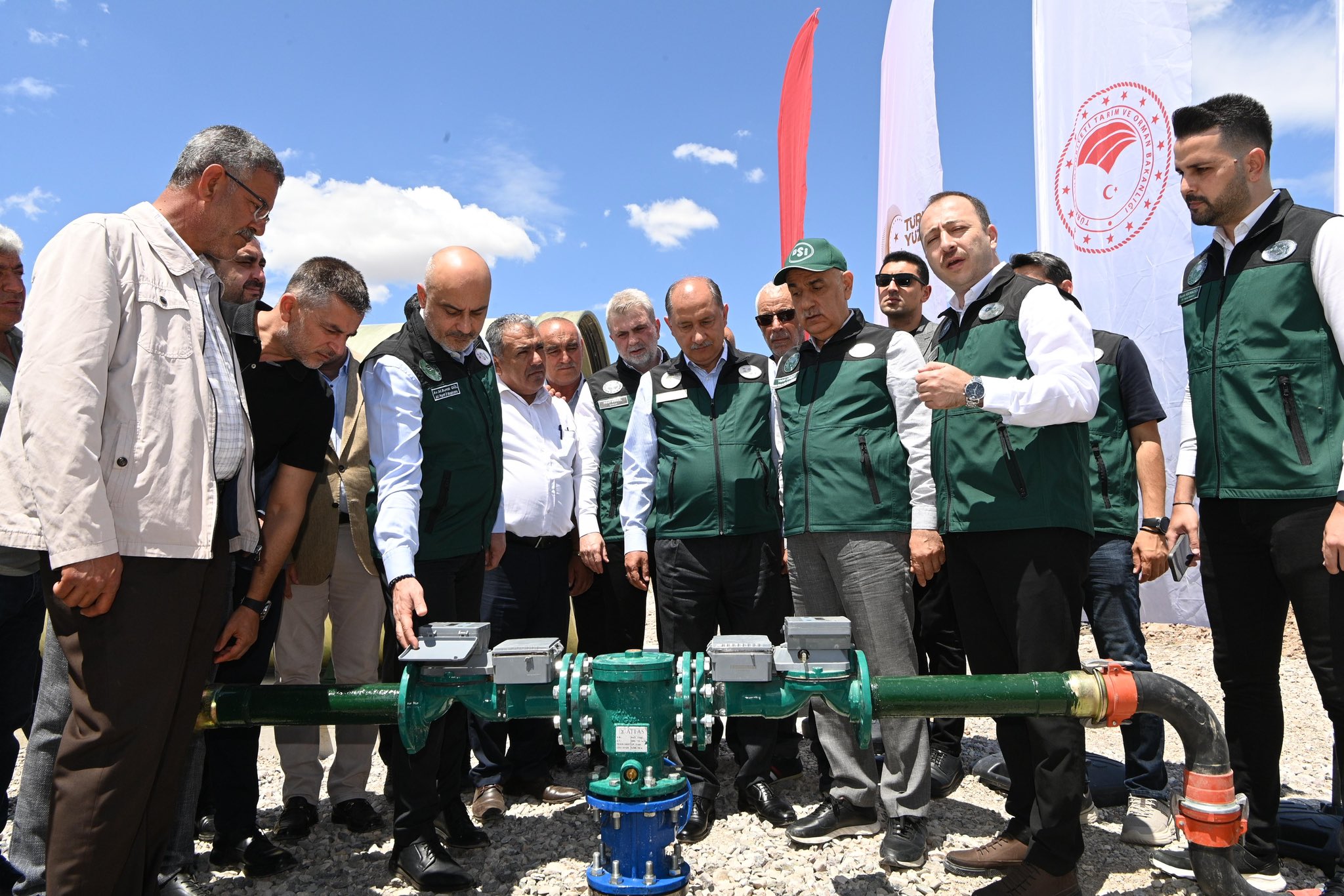 Kartalkaya Sulama Projesinde Son Durum Yerinde İncelendi